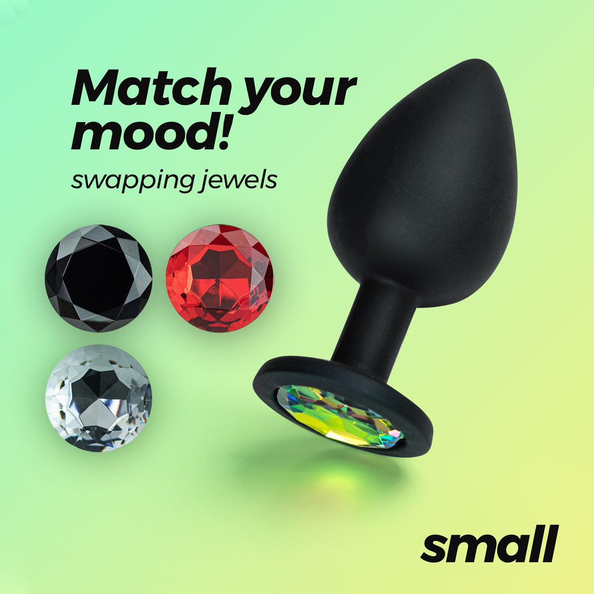 Plug Anal avec Bijoux Interchangeables Camileo  Crushious   (D)boutonnes