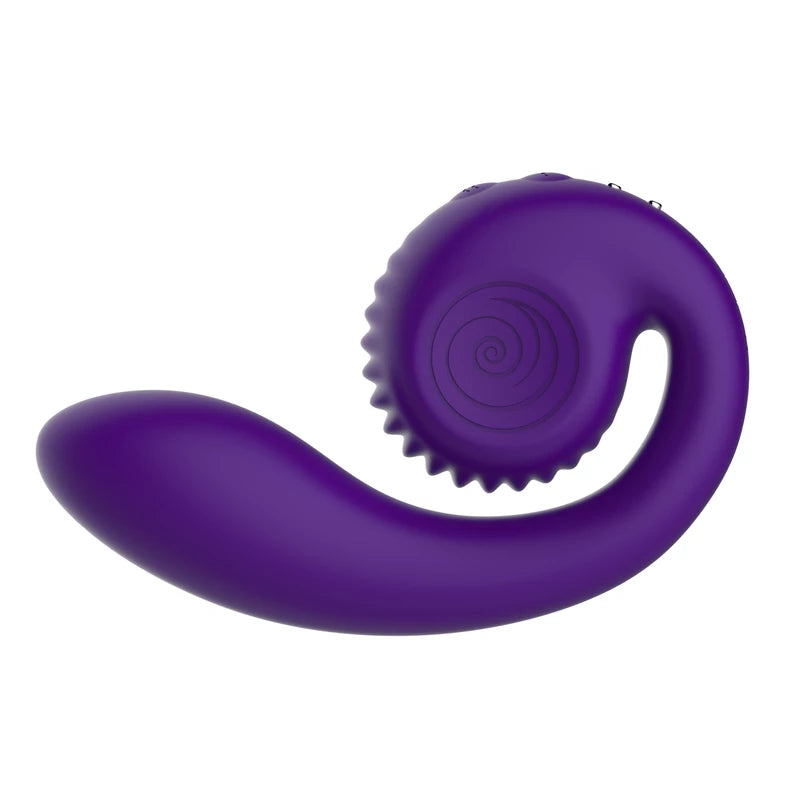 gizi violet sur fond blanc
