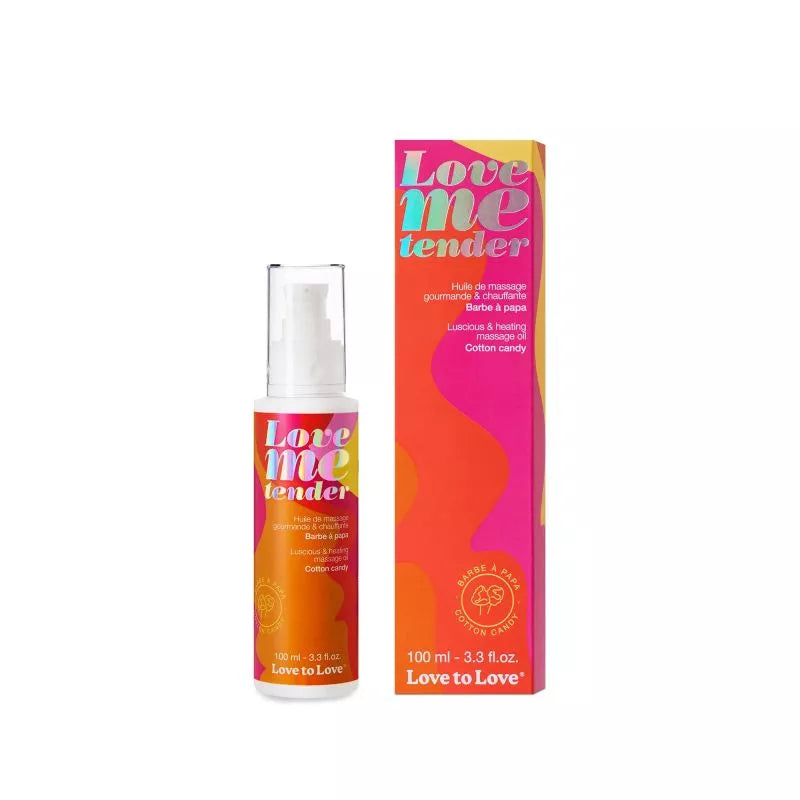 Huile de massage chauffante et gourmande - Love Me Tender