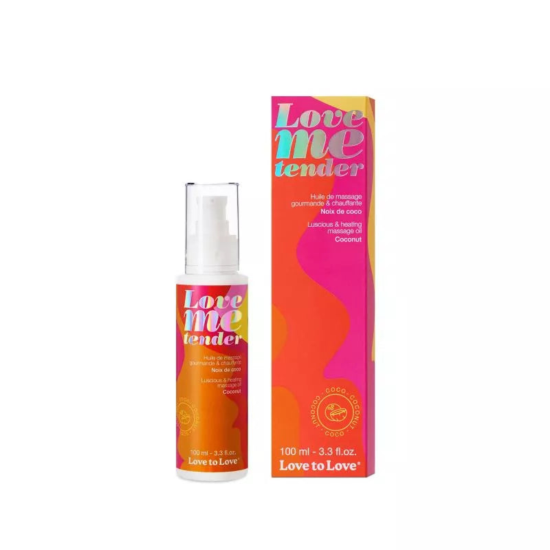 Huile de massage chauffante et gourmande - Love Me Tender