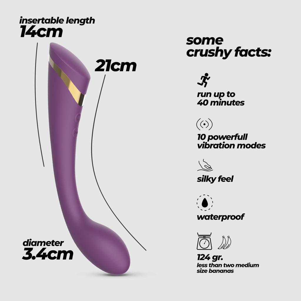 Vibromasseur Point G - Midas - Crushious (D)boutonnes Vibromasseur Point G - Midas - Crushious (D)boutonnes
